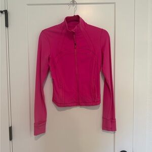 Lululemon cropped define jacket sonic pink